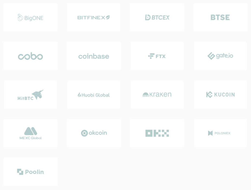 Supported decentralized exchanges for Tether